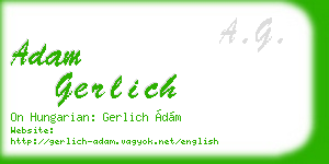 adam gerlich business card
